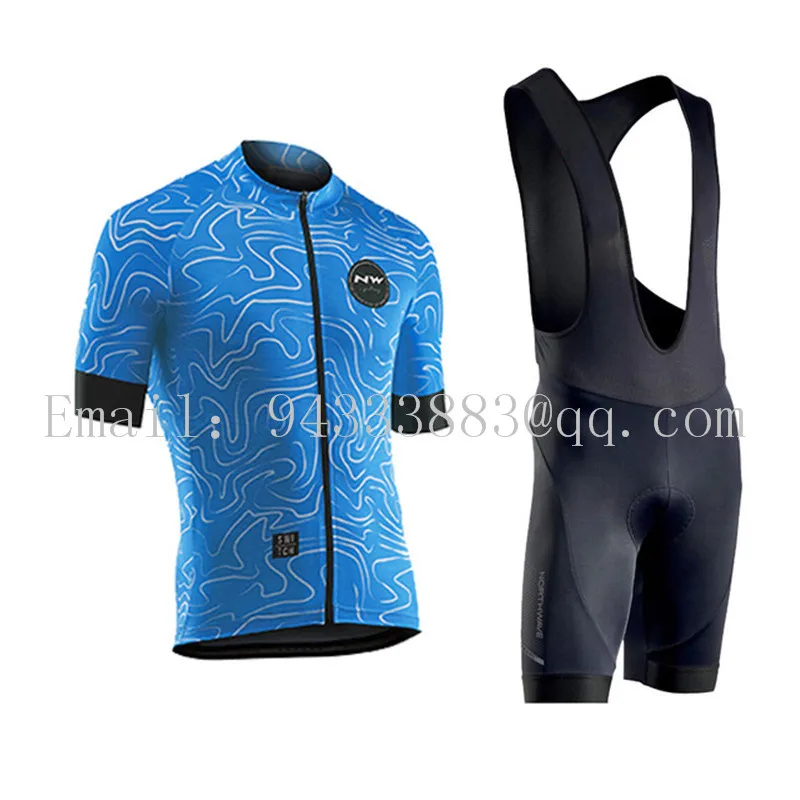 2019 Northwave new style cycling set men bike jersey bib shorts roupa ciclismo summer sports bicycle equipment triathlon suit