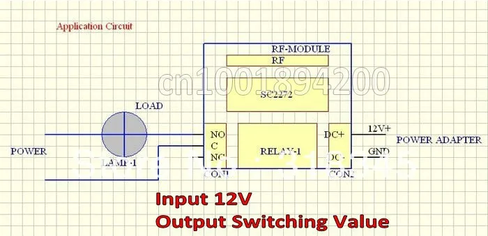 Электрический фиксатор руля беспроводной system12V1CH1Button передатчик и приемник Minisize 1 кнопка переключения не защелкивается 315/433 МГц 50 компл./лот