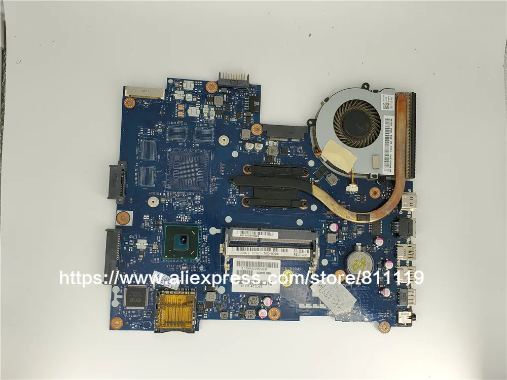 

yourui Motherboard With heatsink For Dell Inspiron 3521 5521 i5-3337u 760R1 0760R1 CN-0760R1 VAW00 LA-9104P DDR3