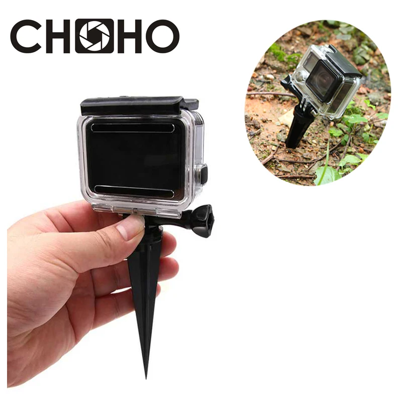 Адаптер с низким углом крепления подставки для пляжа Clart Sharp rhombus Gopro 8 7 6 5 4 SJCAM Xiaomi Yi