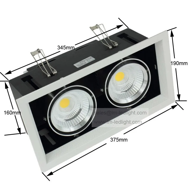 

LED downlight 30W COB RA 85 high quality high lumens with reflector two years warranty