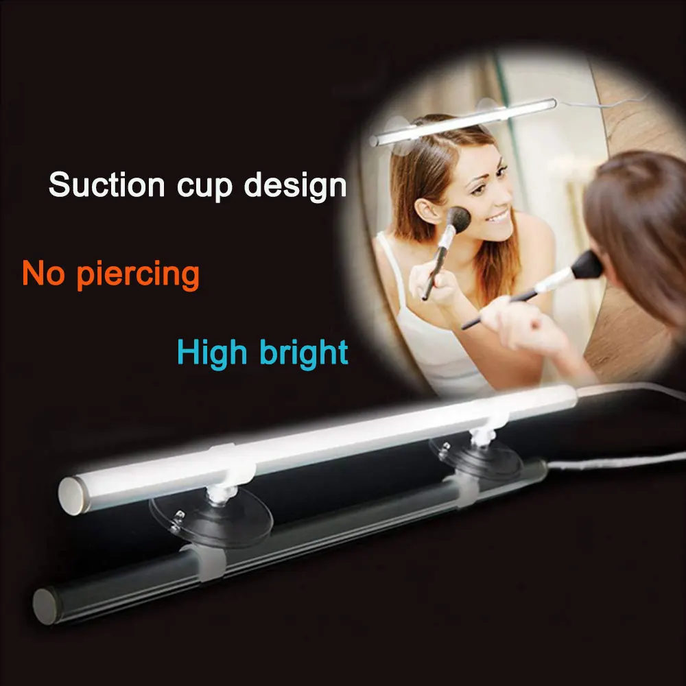  High Bright Vanity Lights Dressing Table Cosmetic Mirror Light Bathroom Detachable Backlit Mirror L