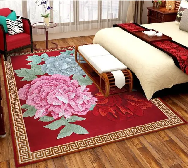 Japan style 100 wool Carpets For Bedroom hallyway European Style Area