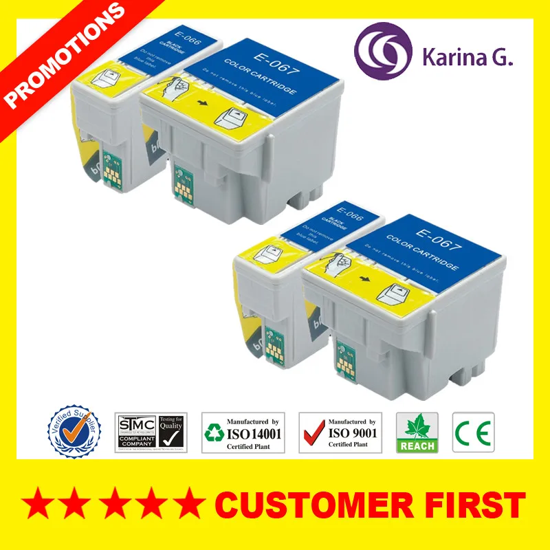 

Compatible ink cartridge for T066 T067 suit for Epson Stylus C48 etc.