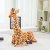 Peluche girafe de haute qualité, 140cm, Animal en peluche, mignon, doux, poupée, cadeau d'anniversaire, jouet pour enfants ► Photo 3/3