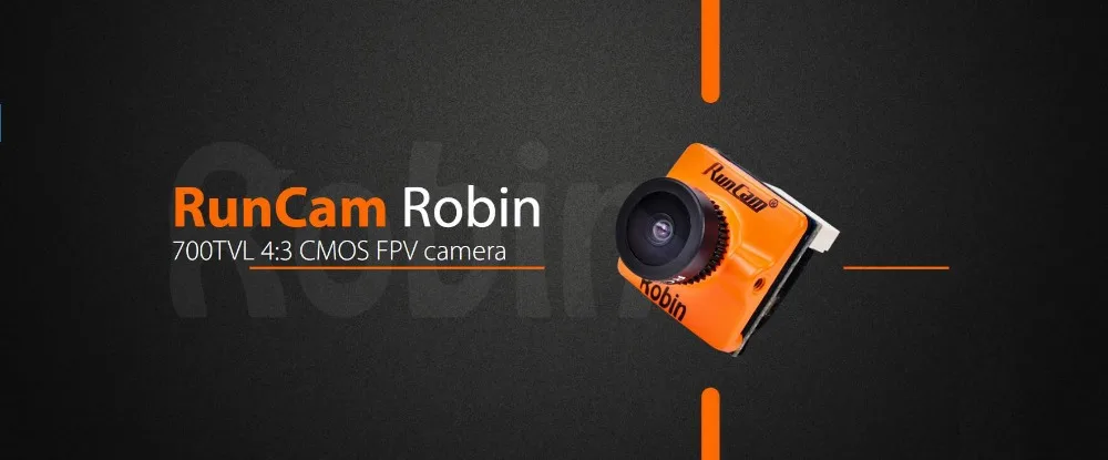 RunCam Robin 700TVL 1,8/2,1 мм FOV 160/145 градусов 4: 3 NTSC и PAL переключаемая cmos-камера для fpv-полетов камеры