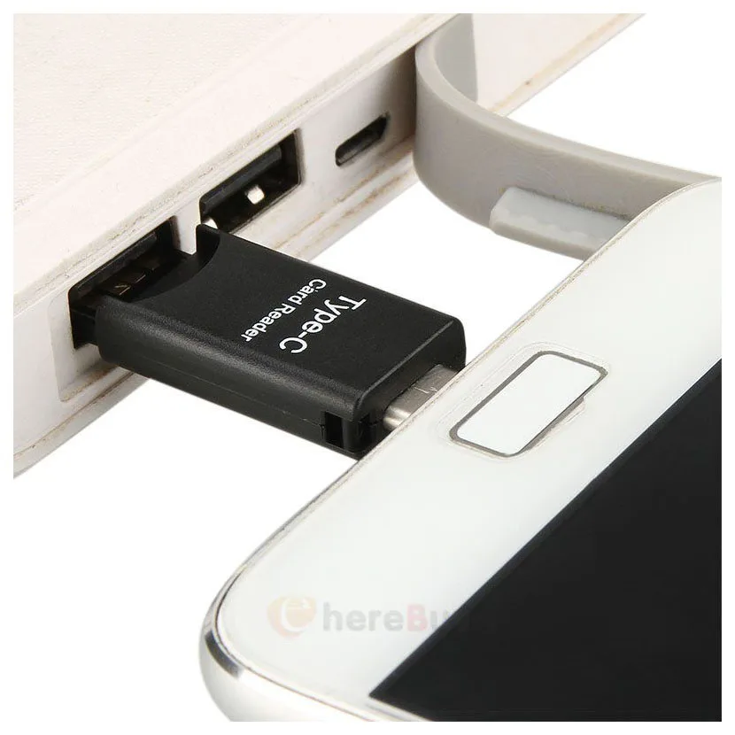 USB 3,1 type C USB-C к Micro-SD TF кард-ридер адаптер для мобильного телефона Macbook PC
