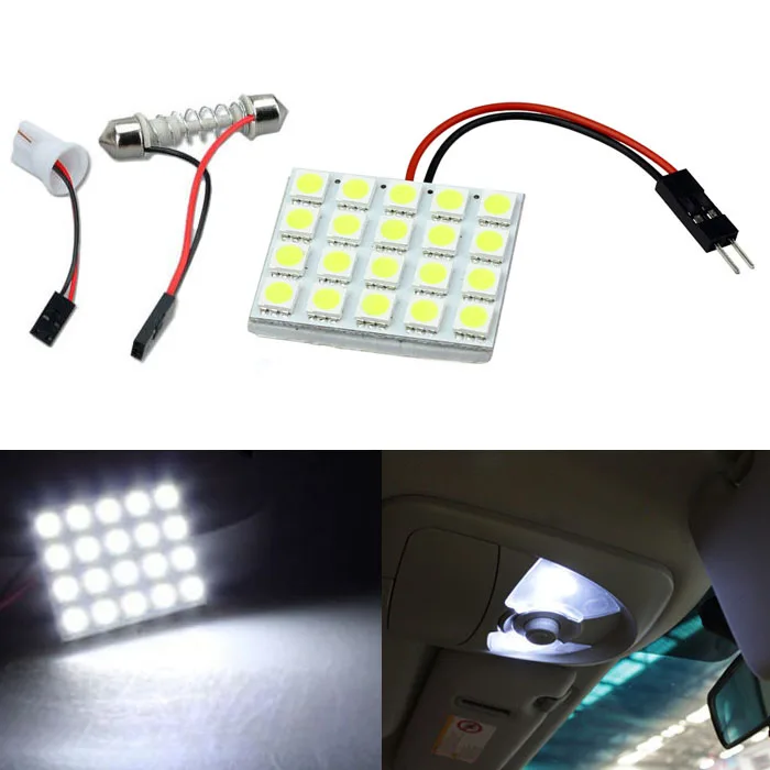 

2019 NEW 20 SMD 5050 LED T10 BA9S Dome Festoon Car Interior Light Panel Lamp 12V For honda accord 8 2003 2007 N