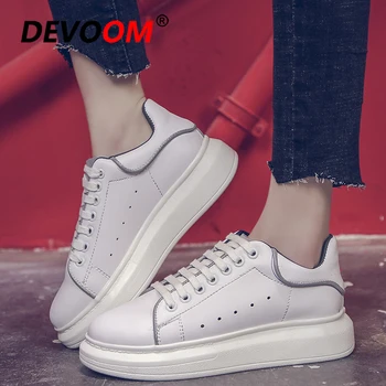 

Casual Women Witte Sneakers Dames 2019 Fashion White Nurse Shoes Comfort Shoes For Women Flat Sneakers Zapatillas Plataforma New