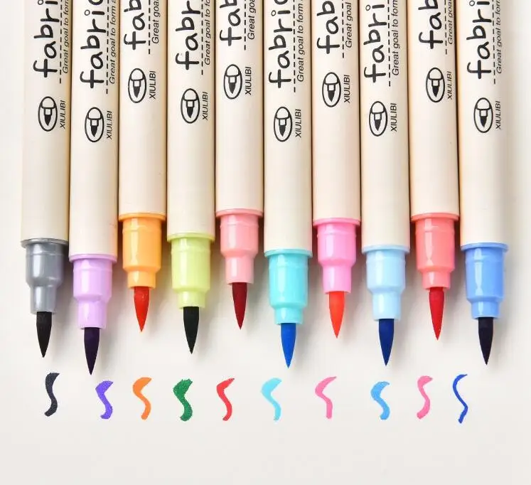 XYDDJYNL 10 цветов художественные маркеры мягкая кисть Ручка Цвет es Рисование манга книги акцент офисные Маркеры ручки копические маркеры художественные принадлежности