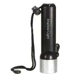 LIXF-фонарик Подводный фонарь водонепроницаемый фонарь для подводного плавания, черный