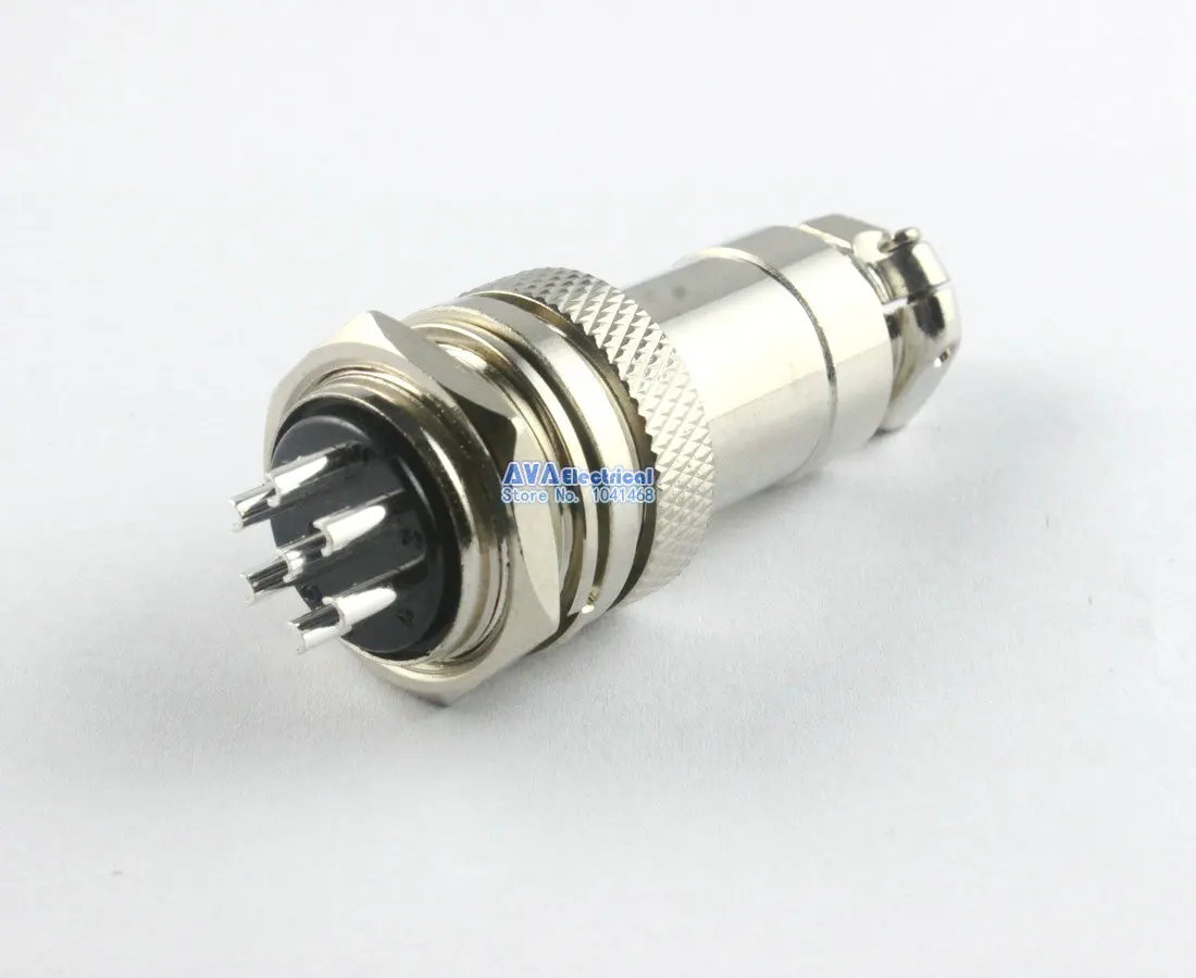

4 x Aviation Plug 20mm 7 Pins GX20-7 Male Female Panel Metal Wire Connector