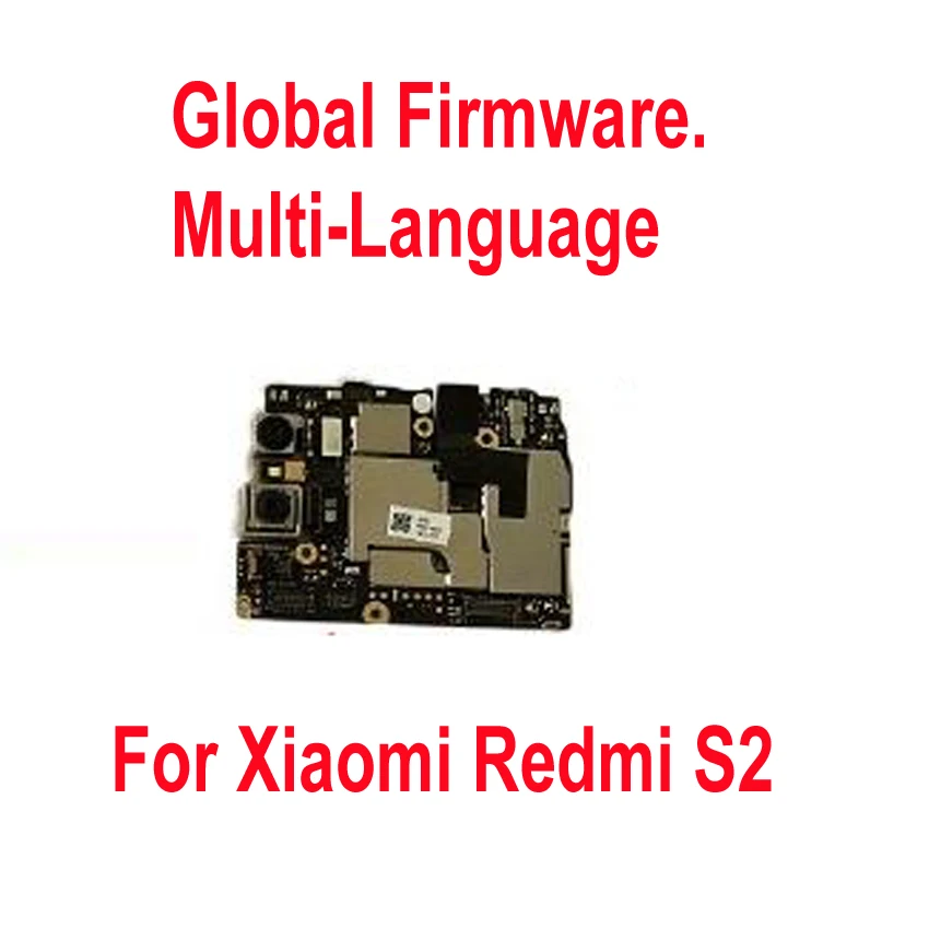 

Original Multi-Language Unlock Mainboard For Xiaomi Hongmi S2 Redmi S2 Global Firmware Motherboard Circuit Fee Flex Cable