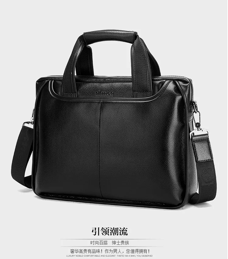 Модные Простые Бизнес Для мужчин Портфели сумка Портативный Винтаж кожаная сумка для ноутбука Высокое качество Tote Повседневное человек