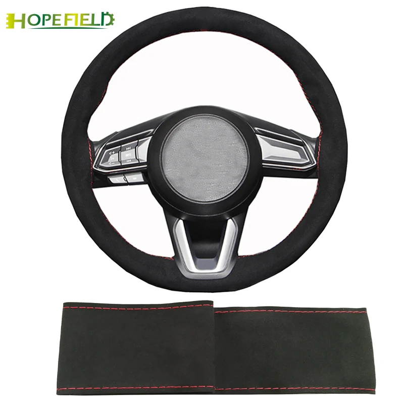 Heated warm braided suede steering wheel cover accessories for Ford Focus 2 MK4 Fiesta MK5 MK6 for VW Golf MK4 MK5 Passat B6 B7 Heated warm braided suede steering wheel cover accessories for Ford Focus 2 MK4 Fiesta MK5 MK6 for VW Golf MK4 MK5 Passat B6 B7