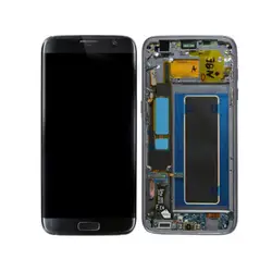 Для samsung Galaxy S7 край G935F ЖК-дисплей Дисплей дигитайзер Ассамблеи рамка мобильного телефона Запчасти для авто