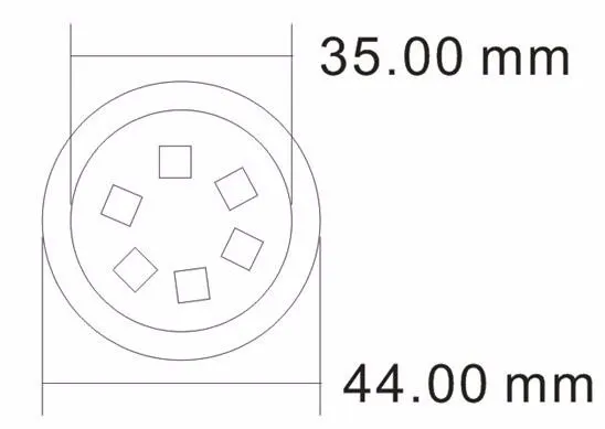 12 V 24 V 35 мм 6 светодиодный s UCS1903 пикселей rgb светодиодный модуль, цифровой 5050 smd rgb аттракцион светодиодный свет, Водонепроницаемый IP67, молочное покрытие