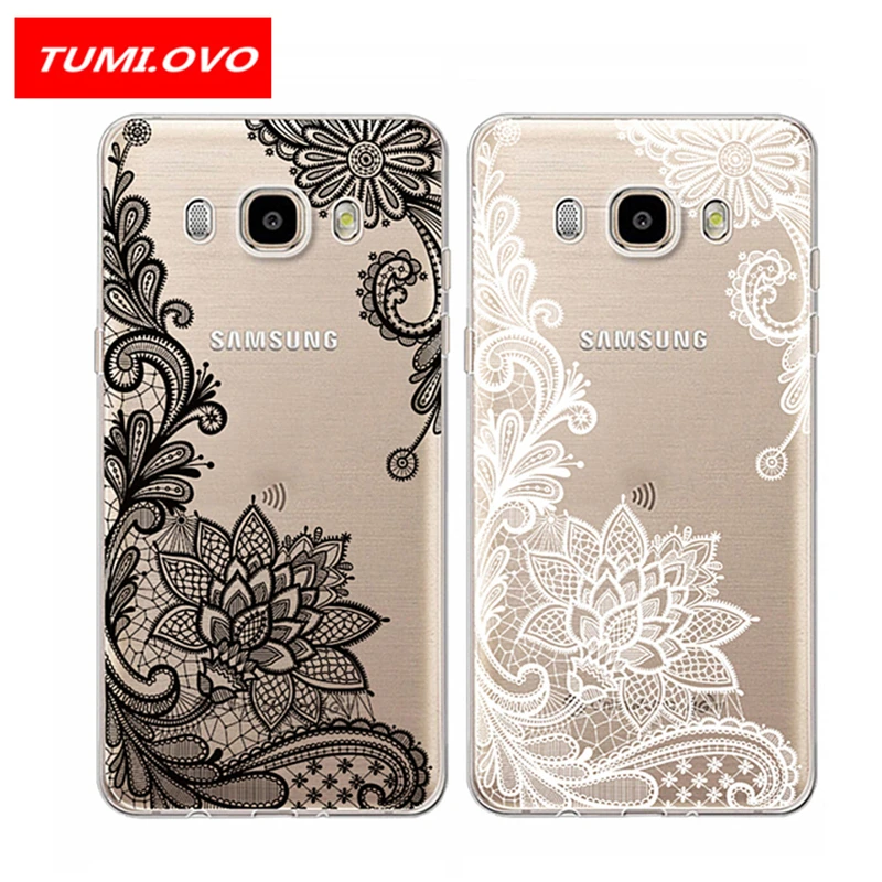 

Floral Lace Vintage Flower Soft Silicone Phone Case For Samsung Galaxy J1 J3 J5 J7 A3 A5 2016 2017 S8 Plus S7 S6 Edge S5 Note 8