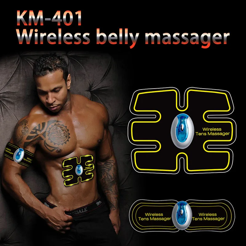 Wireless Abdominal Muscle Trainer Smart EMS Electric Pulse Massager