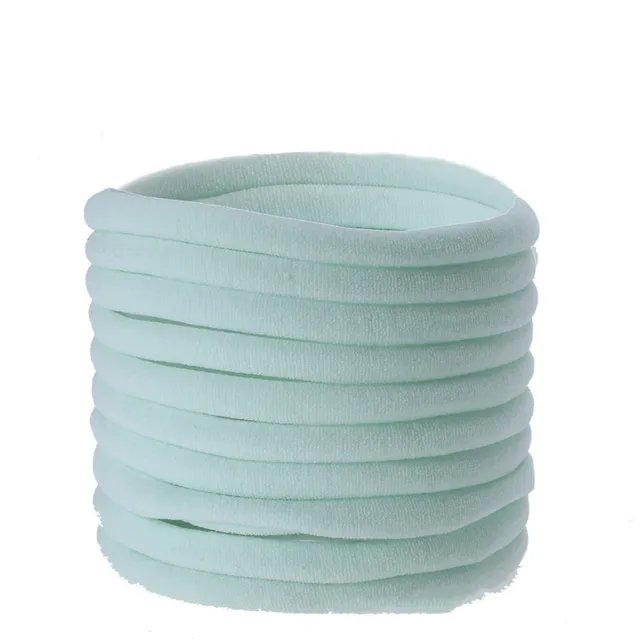 10pcs/lot Nylon Headband for Baby Girl DIY Hair Accessories Elastic Head Band Kids Children Fashion Headwear baby turban 14