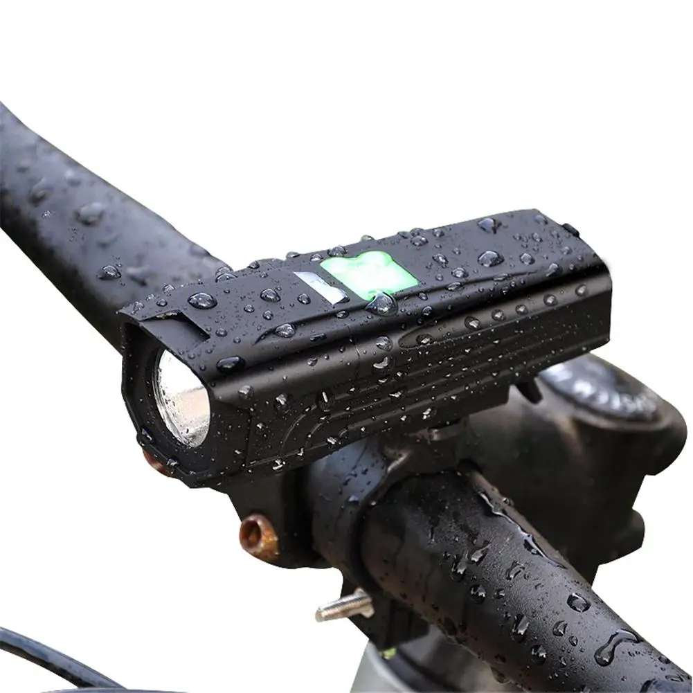 

Cycling Led Flashlight Torch Headlight Waterproof Cycling Lamp Bike Light Front Handlebar High Beam USB Charging Warning Light