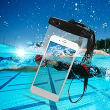 Открытый плавательный мобильный водонепроницаемый чехол для телефона для катание на лодке Рыбалка Каякинг Пешие прогулки поплавок сумка держатель сухой защиты