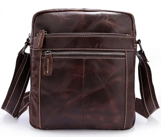 KUJING Fashion Leather Men's Bag High Quality Retro Men's Shoulder