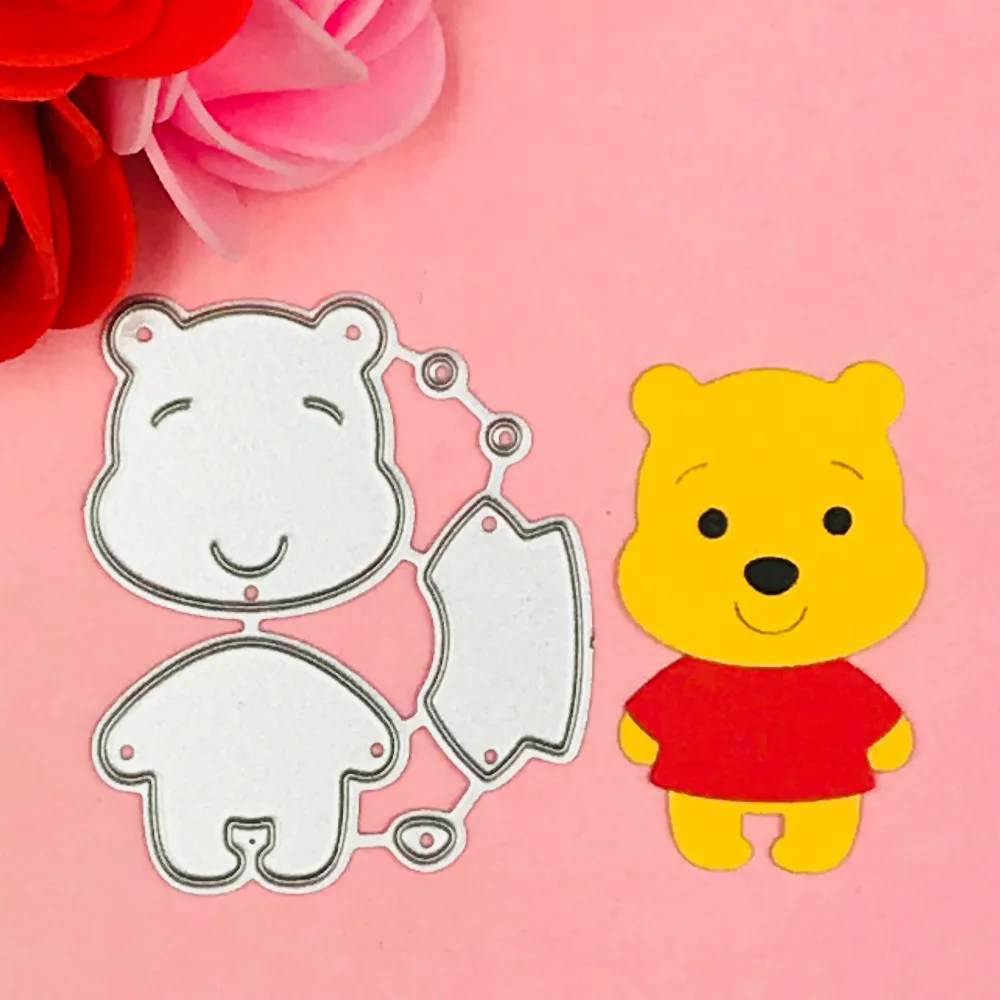

Bear animals Cutting Dies Stencils for DIY Scrapbooking/photo album Decorative Embossing DIY Paper Cards