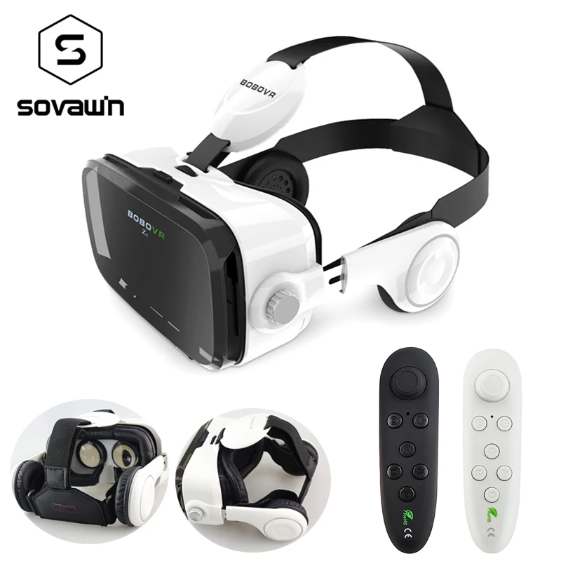 Original BOBOVR Z4 Stereo 3D Glasses Google Cardboard Helmet Virtual Reality Goggles Headset Box BOBO VR