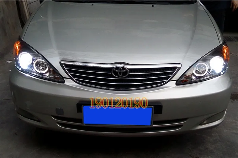 VLAND фабрика для автомобиля фара для светодиодная фара дальнего света Camry 2001 2002 2003 2004 2006 Camry головной светильник с DRL H7 ксеноновая лампа