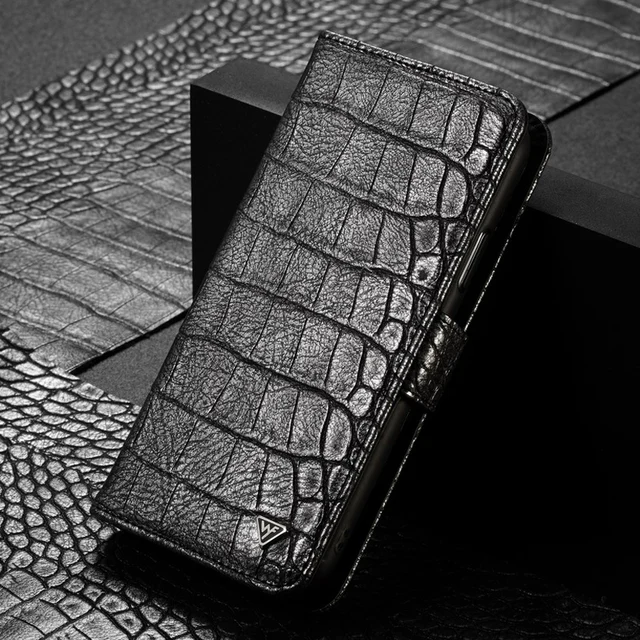 Buy Luxury Crocodile Patterned Leather Case For iPhone