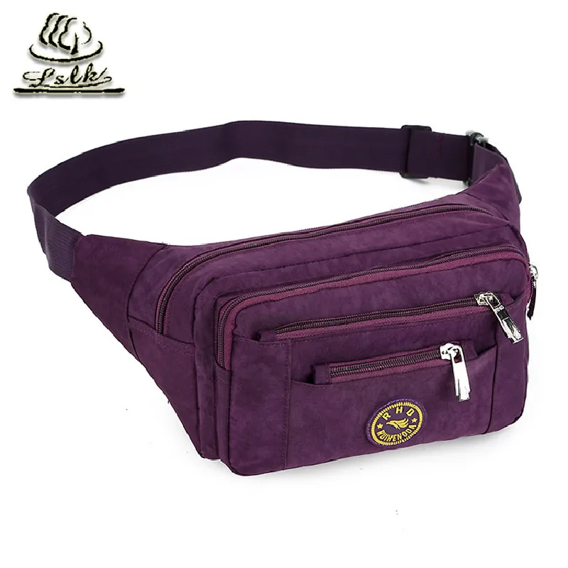 

Waist Pack Bag Men Fanny Pack Unisex Hip Bum Bag Adjustable Band For Outdoor Workout Traveling Fashion Waist Bags Black