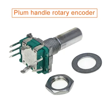 

1/2/5pcs Rotory Encodor Plum Handle Digital Potentiometer with Switch EC11 DJA99