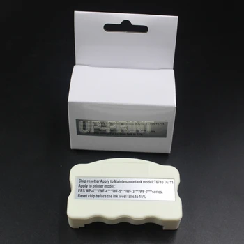 

UP 1x T6710 T6711 Waste Ink Maintenance Tank Chip Resetter For epson WF-7710 WF-7715 WF-7210 WF-7110 WF-7610 WF-7620