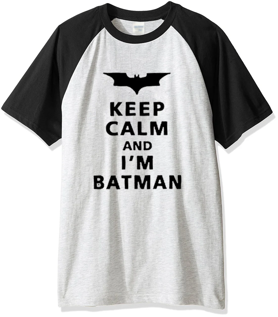 Keep Calm And I'm Batman 2017 summer T-shirt letter print casual men's T-shirts kpop brand clothing top tees hip hop t shirt men