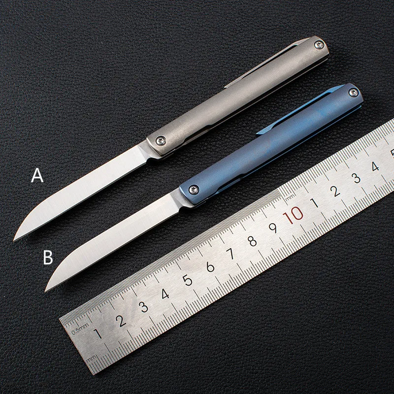 

Pocket folding Knives S35VN blade TC4 titanium alloy Handle Tactical Knives Hunting survival combat Knives EDC Mini Hand Tools