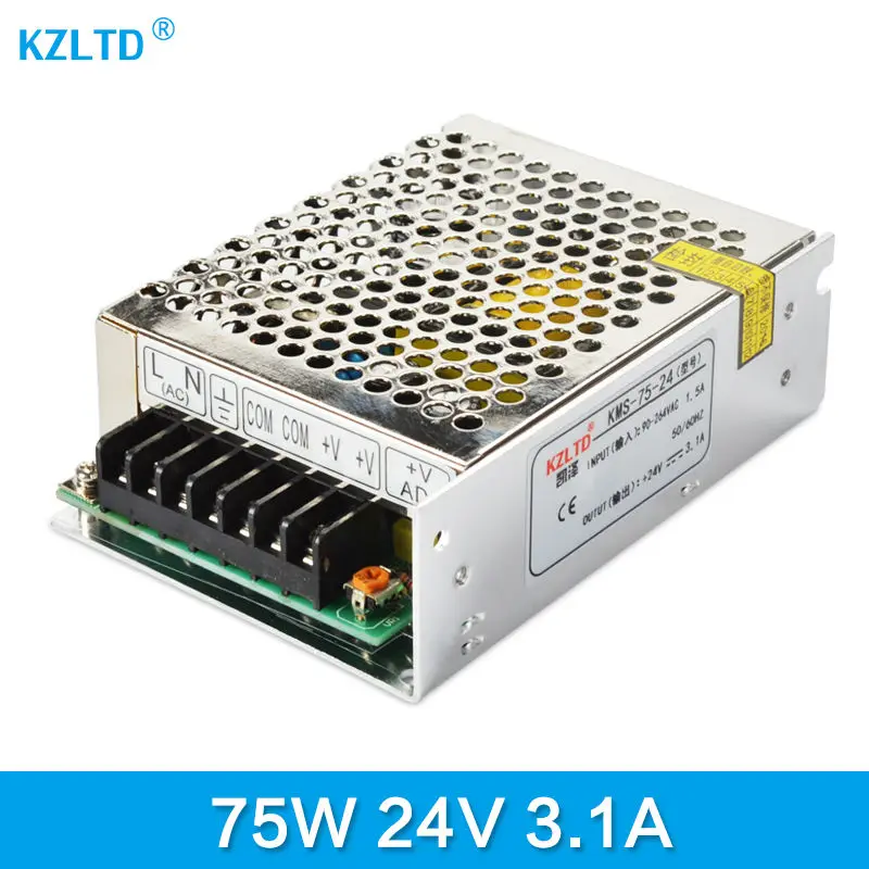 LED Switching Power Supply 24V 75W AC-DC 220V 110V to Transformer Adapter for Radio Monitor High Efficiency | Обустройство дома