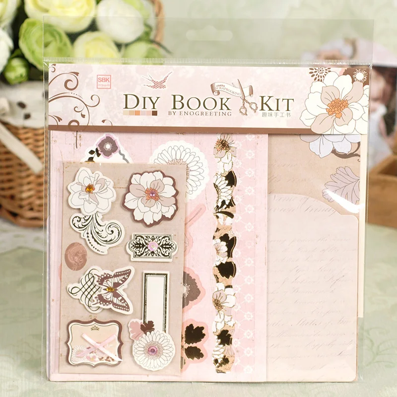 Eno поздравление DIY Мини Фотоальбом Набор для изготовления детский винтажный