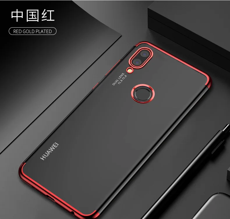 Huawei-P20-Case-yezaoo-Brand-Coque-Huawei-P20-lite-Case-Huawei-P20-pro-Silicone-plating-TPU e