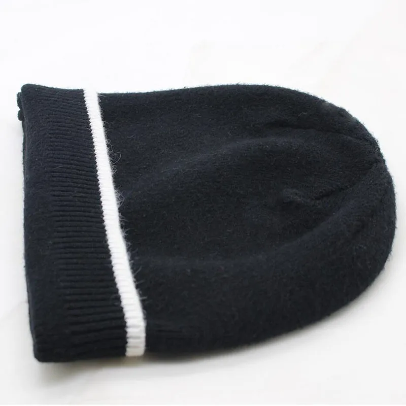 Теплая Модная зимняя женская шапка вязаная шапка мужская вязаная шапка черепки бини эластичные toucas Прямая