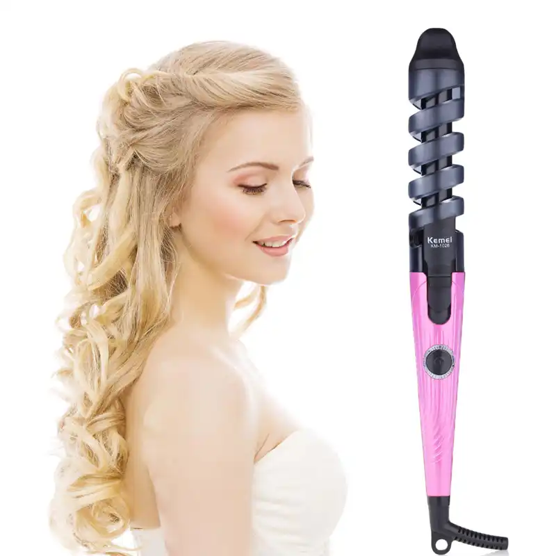 Multifunctional Anti Scald Spiral Style Crimping Iron Hair Curler