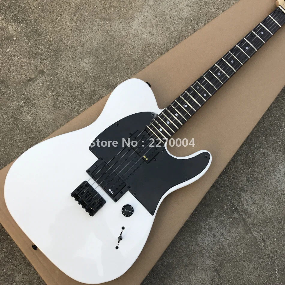 Hot white electric guitar, good sound, real guitar photos, free
