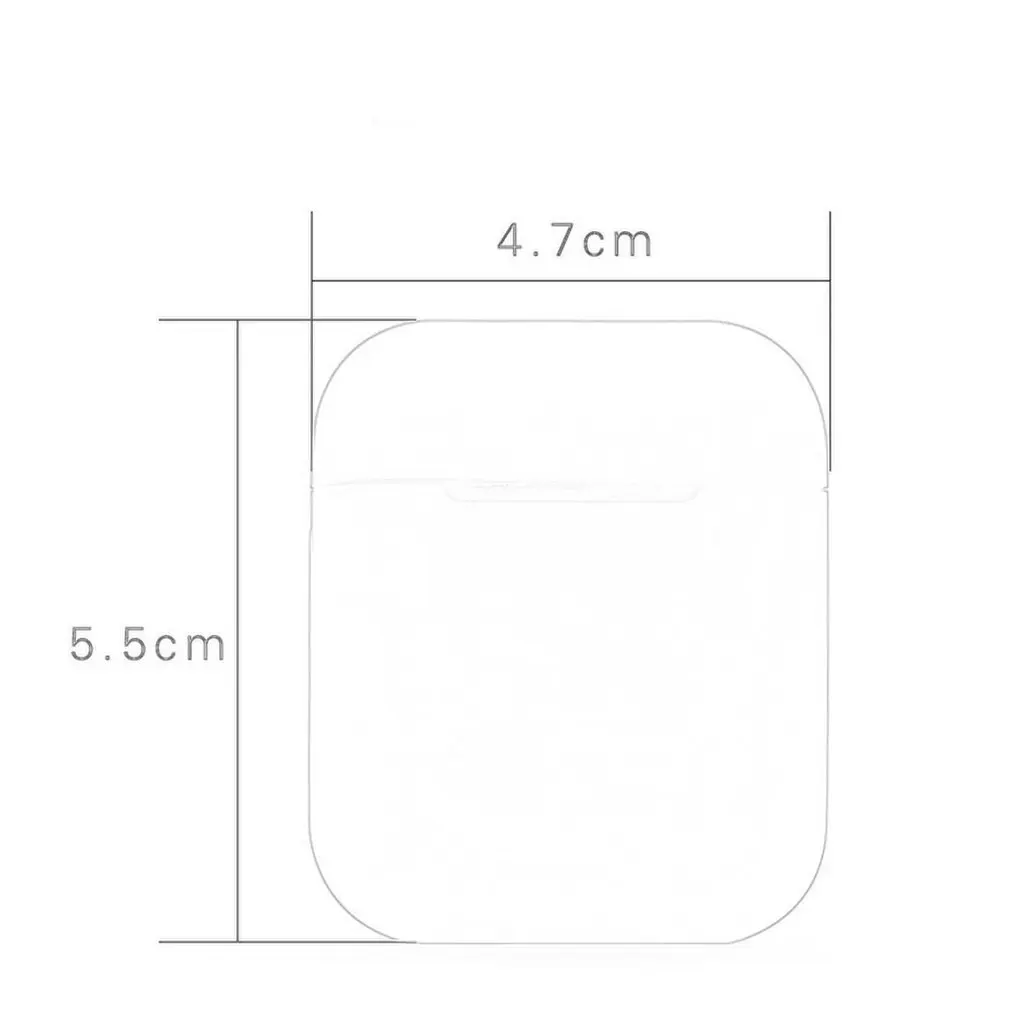 Soft Silicone Case Earphones for Apple Airpods Bluetooth Wireless Earphone Protective Skin Cover Box for Air Pods Ear Pods Bag