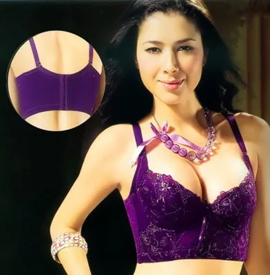 6 buttons bra furu adjustable thin plus size push up side gathering best plus size bra