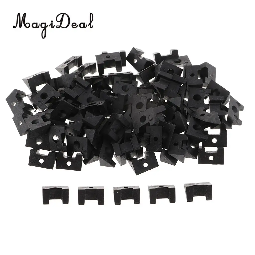 Frame Picture Photo Backboard Turn Button Fasteners- Small Turn Button with 4mm Hole - 100 Pack - Picture Hanging Solutions