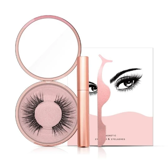 

2019 New Hot Magnetic Liquid Eyeliner & Magnetic False Eyelashes & Tweezer Set Waterproof Long Lasting Eyeliner False Eyelashes