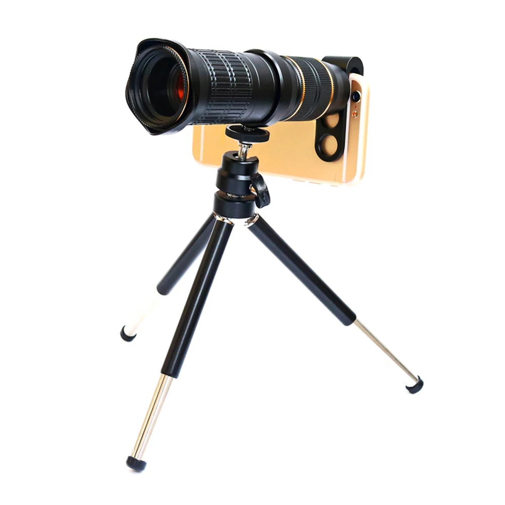 

1set Phone Photography Kit 18-30X Zoom Telephoto Lens with Tripod Clip UV Lens ND998
