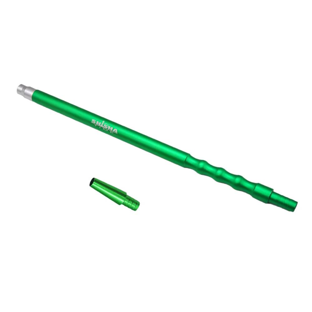 HORNET 400 мм алюминиевый шток кальяна кальян шланг ручка трубка для кальяна аксессуары для кальяна наргиле - Цвет: Зеленый