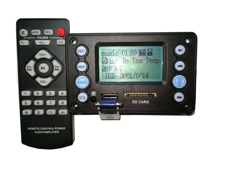 Bluetooth 4 2 MP3 декодер плата аудио WAV WMA APE FM радио текст цифровой ЖК дисплей USB плеер