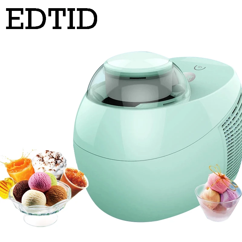 

EDTID Full Automatic DIY Ice Cream Machine 500ml Intelligent Self-cold slush Icecream Maker Frozen Fruit Dessert Freezer US EU